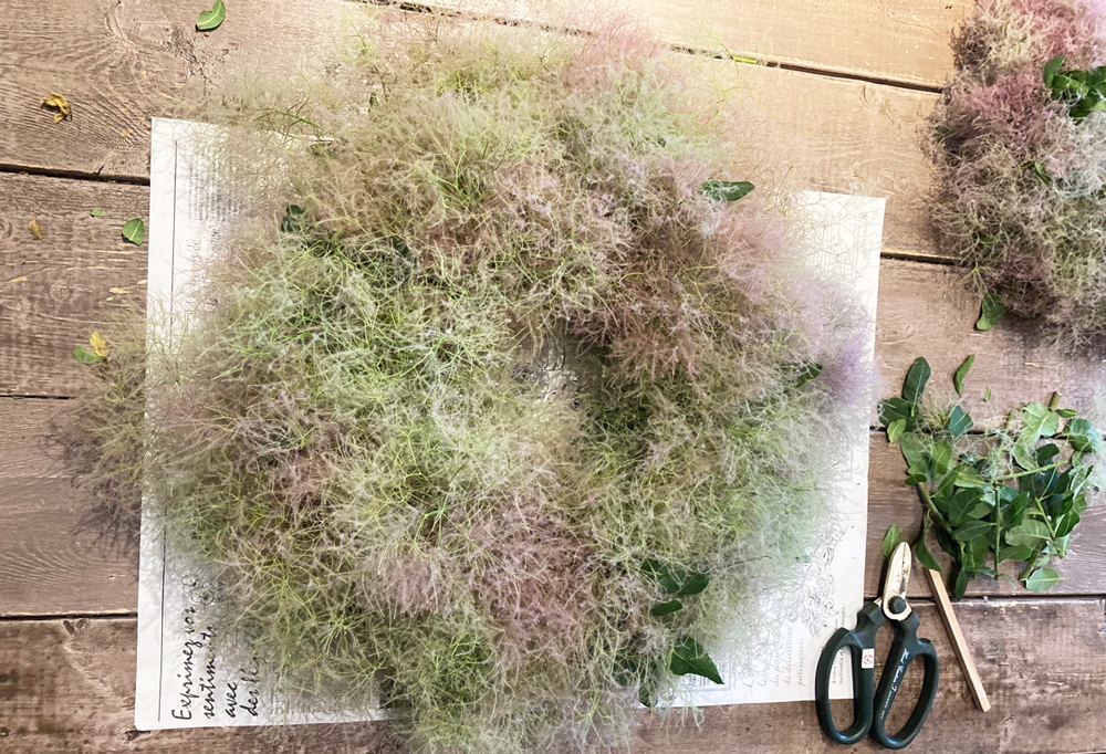 スモークツリーのリース制作